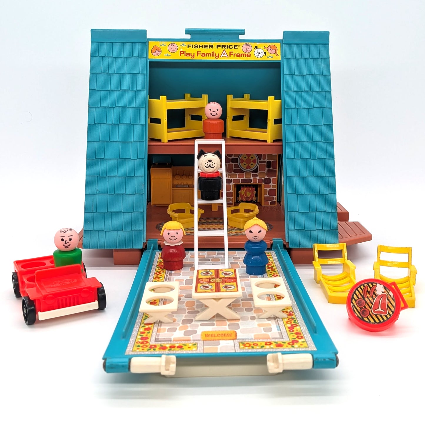 A Frame House 990 Playset - Fisher Price Little People
