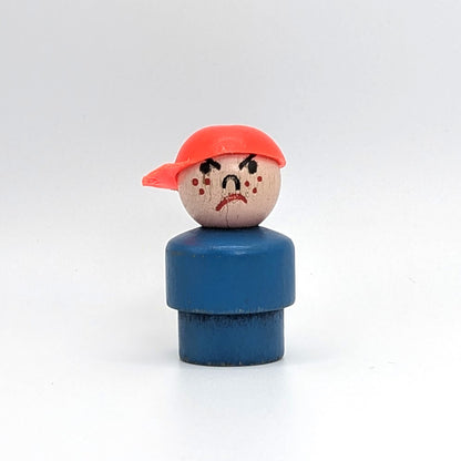 Boy - Blue Wood Body | Wood Head - Fisher Price Little People
