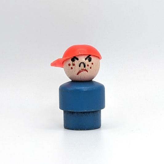 Boy - Blue Wood Body | Wood Head - Fisher Price Little People