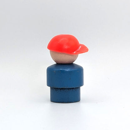Boy - Blue Wood Body | Wood Head - Fisher Price Little People
