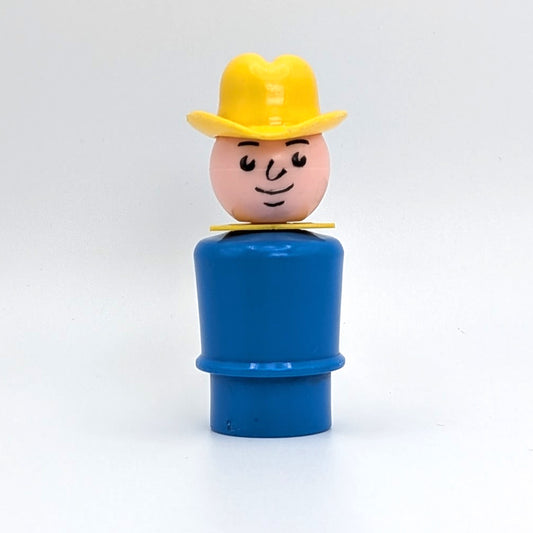 Farmer with Yellow Triangle Bandana - Fisher Price Little People