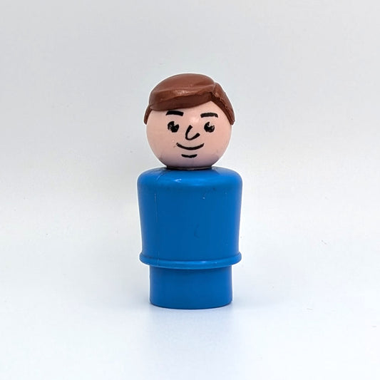 Man - Blue Body | Brown Hair - Fisher Price Little People