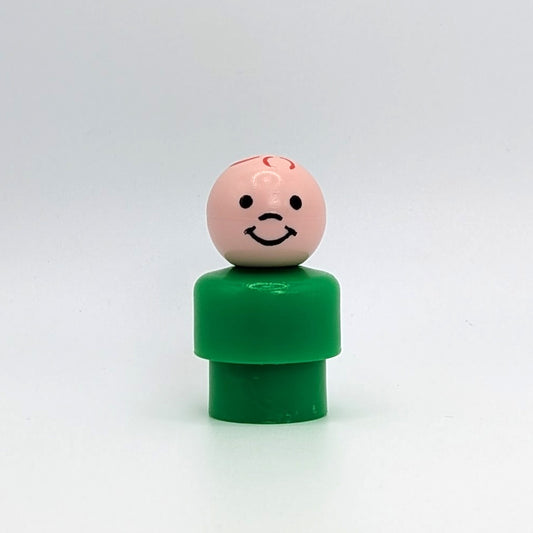 Boy - Green Body | Stamped Hair - Fisher Price Little People
