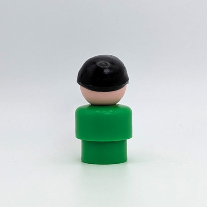 Boy - Green Body | Black Hair - Fisher Price Little People