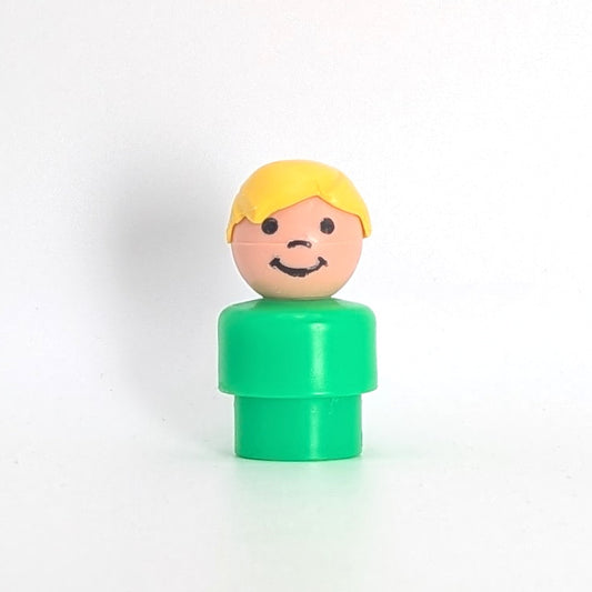 Boy - Green Body | Yellow Hair - Fisher Price Little People