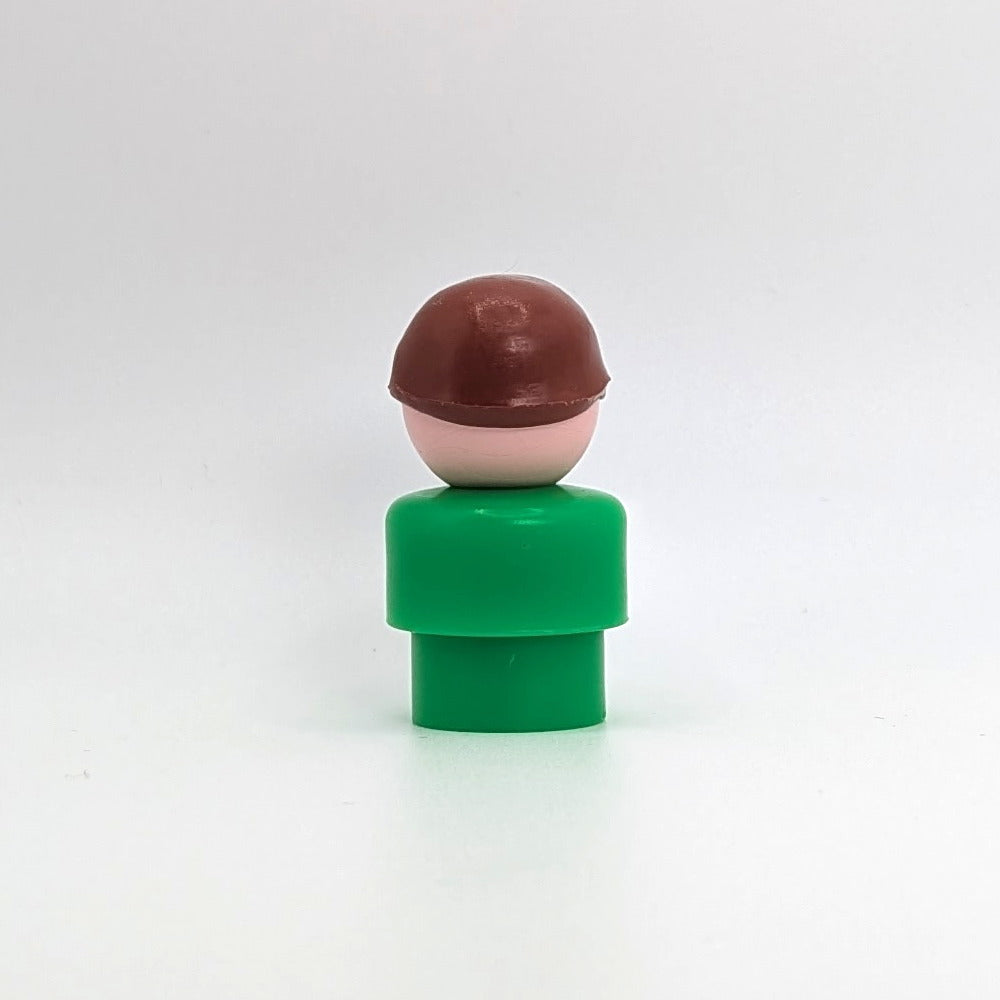 Boy - Green Body | Brown Hair - Fisher Price Little People