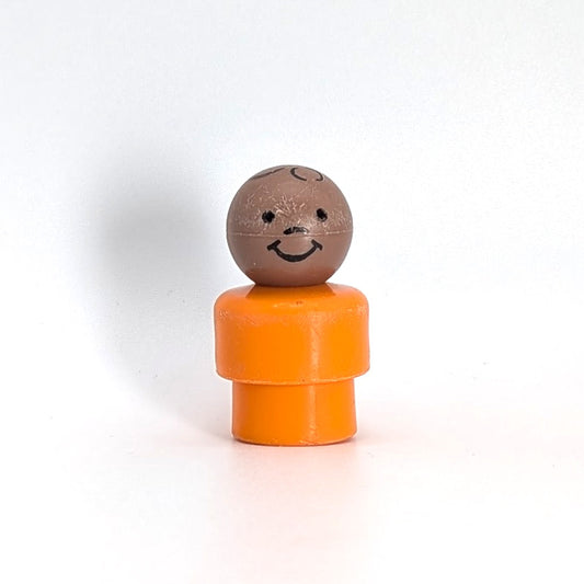 Boy - Orange Body | Stamped Hair - Fisher Price Little People