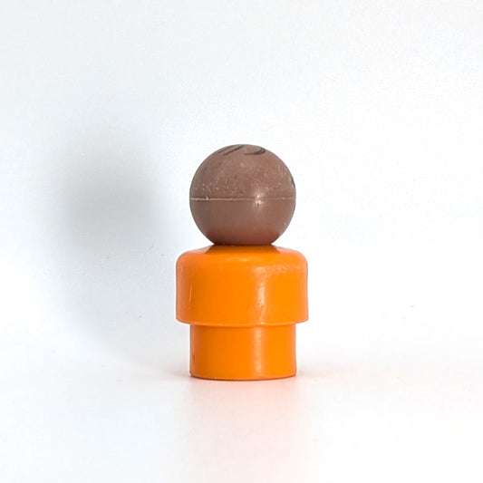 Boy - Orange Body | Stamped Hair - Fisher Price Little People
