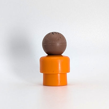 Boy - Orange Body | Stamped Hair - Fisher Price Little People