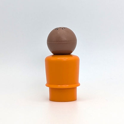 Man - Orange Body | Stamped Hair - Fisher Price Little People