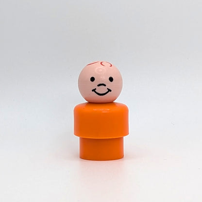 Boy - Orange Body | Stamped Hair - Fisher Price Little People