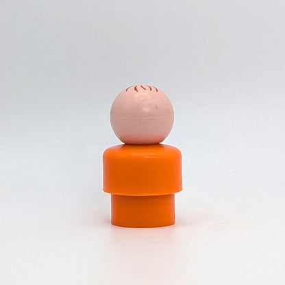 Boy - Orange Body | Stamped Hair - Fisher Price Little People