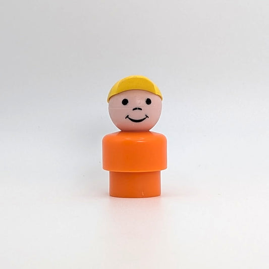 Boy - Orange Body | Yellow Hat - Fisher Price Little People