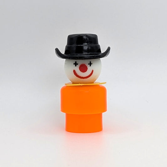 Clown - Orange Body | Black Hat - Fisher Price Little People
