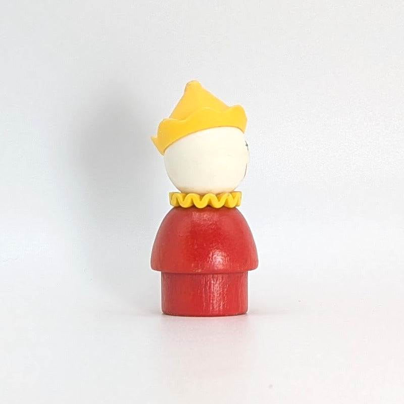 Clown - Red Wood Body | Plastic Head - Fisher Price Little People