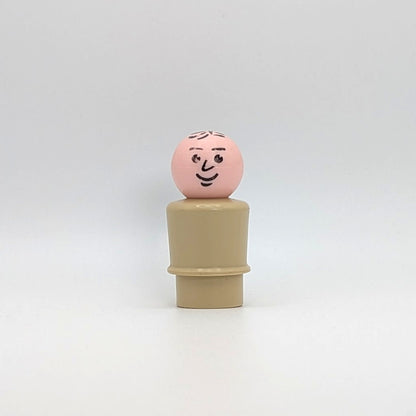 Man - Tan Body | Stamped Hair - Fisher Price Little People