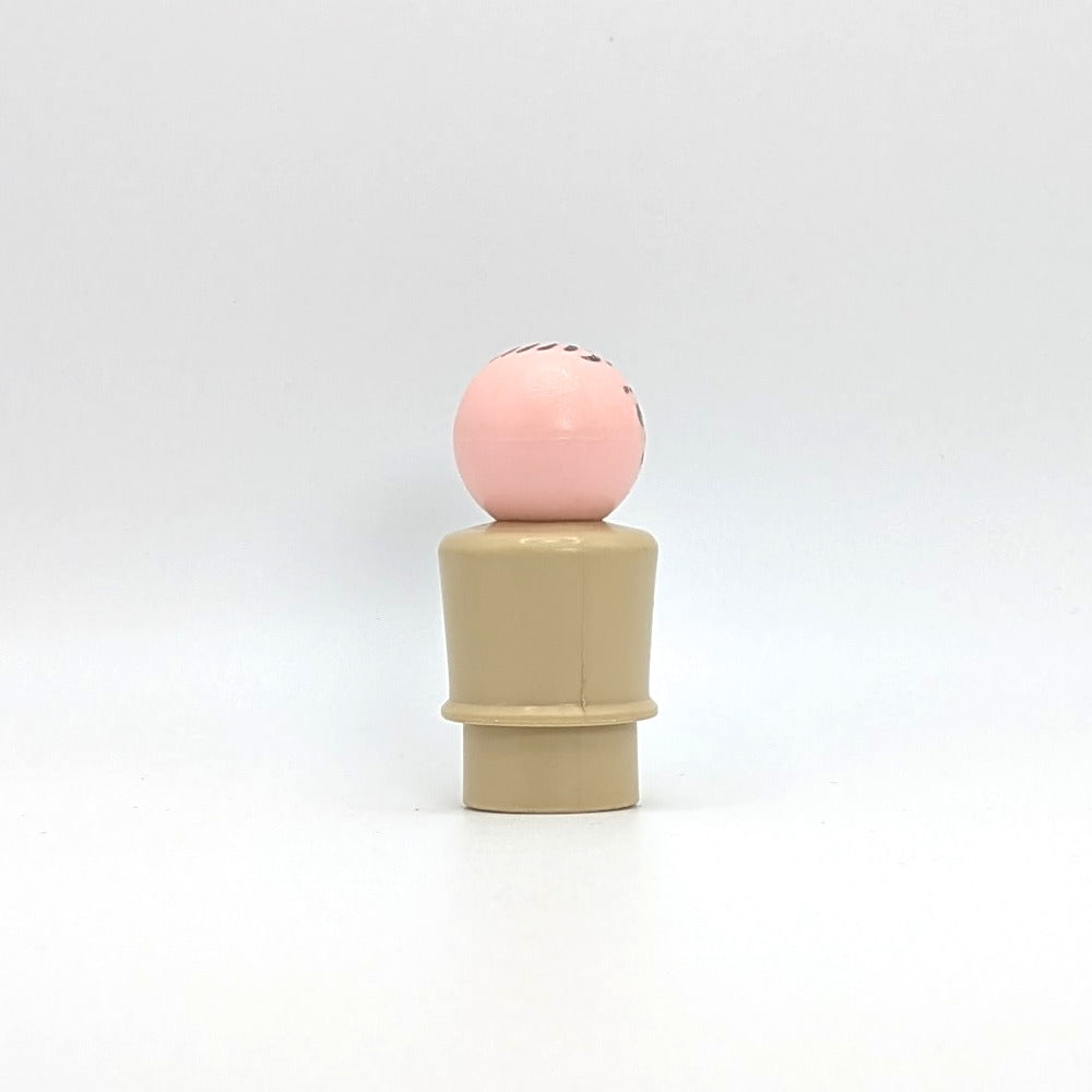 Man - Tan Body | Stamped Hair - Fisher Price Little People