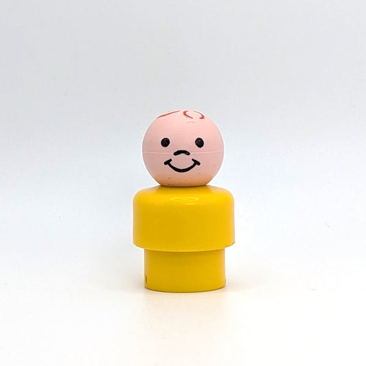 Boy - Yellow Body | Stamped Hair - Fisher Price Little People