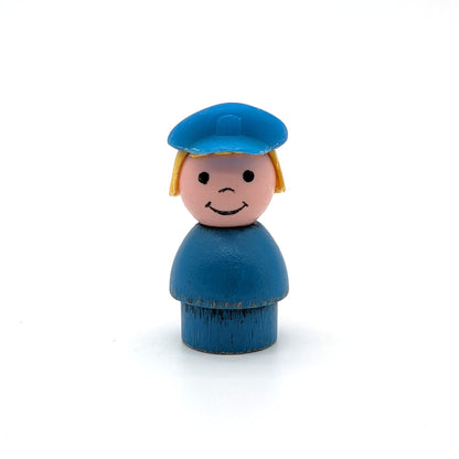Policewoman | Tow Truck Driver - Wood Body - Fisher Price Little People