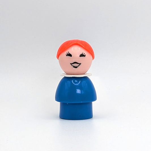 Girl - Blue Body | Red Ponytail - Fisher Price Little People