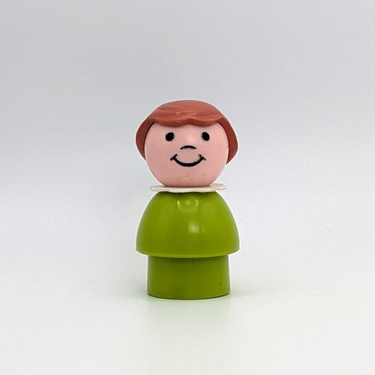Girl - Lime Green Body | Brown Hair - Fisher Price Little People