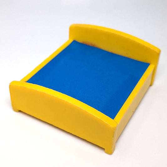 Double Bed Yellow - Fisher Price Little People