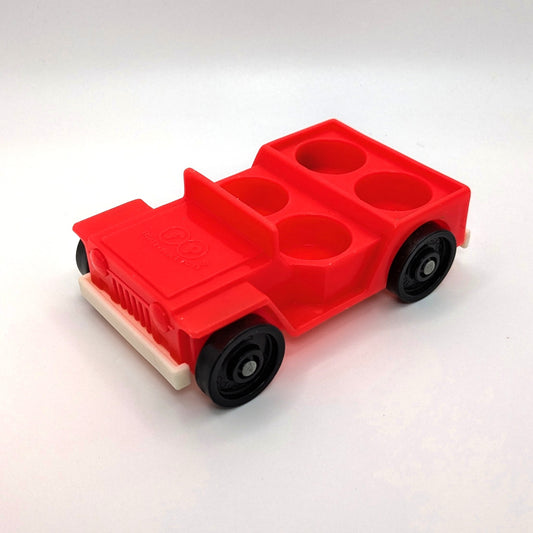 4-Seat Car Jeep Red/White - Fisher Price Little People