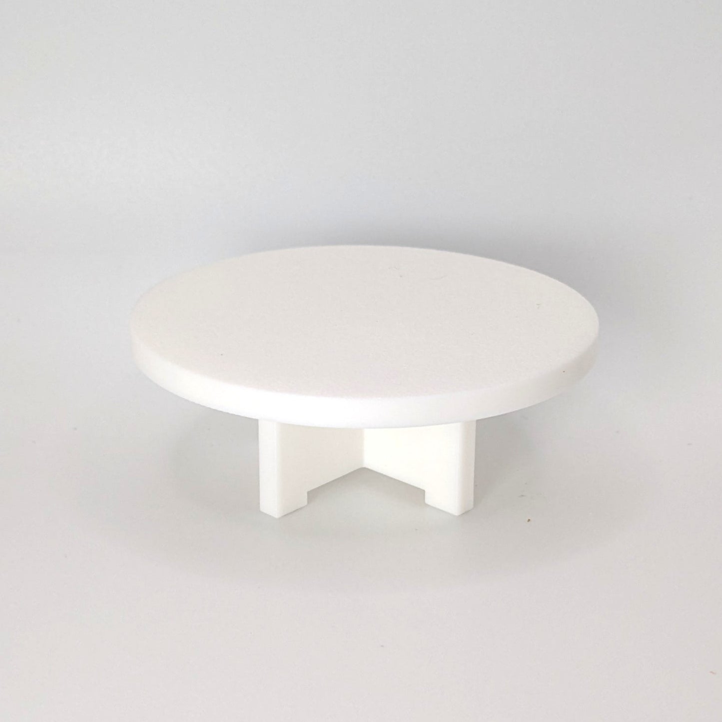 Round Table White 3D Printed Replica - Fisher Price Little People