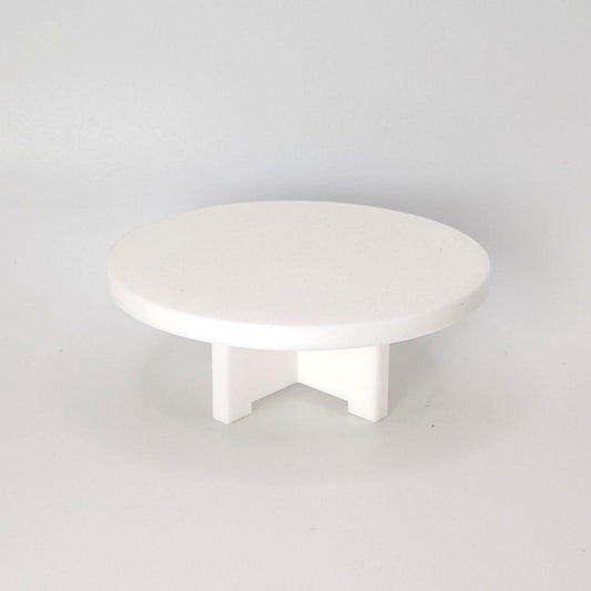 Round Table White 3D Printed Replica - Fisher Price Little People