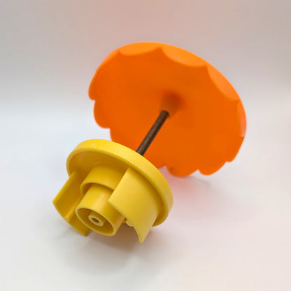 Umbrella Table Yellow/Orange - Fisher Price Little People