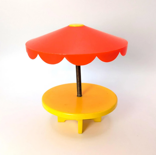 Umbrella Table Yellow/Orange - Fisher Price Little People