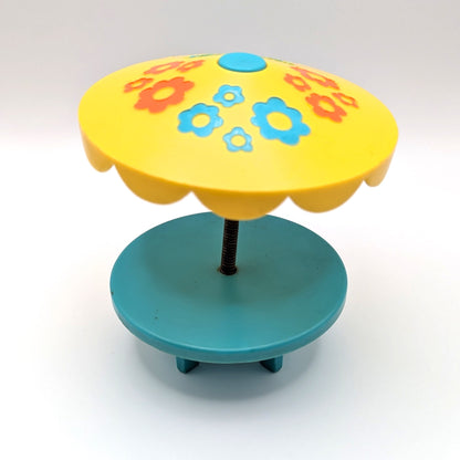 Umbrella Table Blue/Yellow - Fisher Price Little People