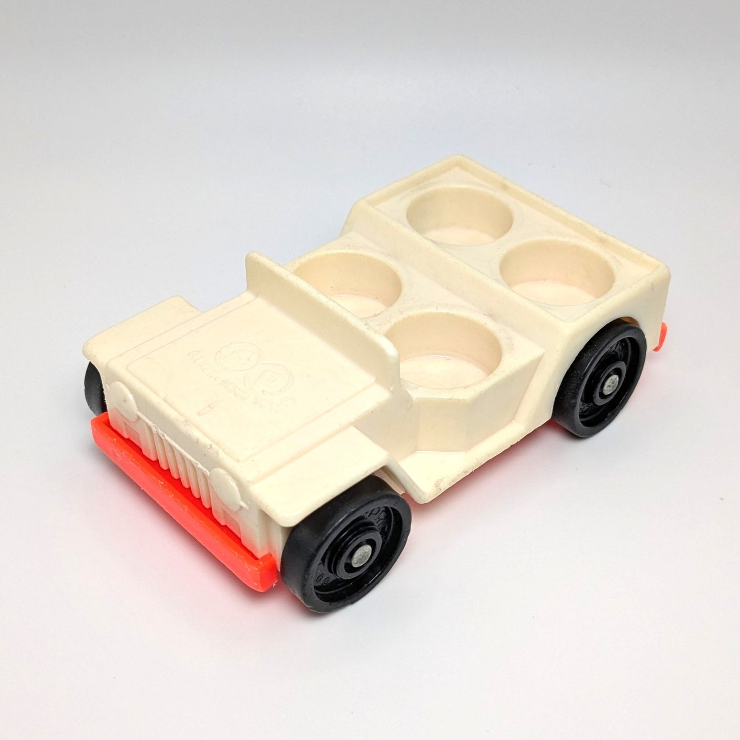 4‑Seat Car Jeep White/Red - Fisher Price Little People