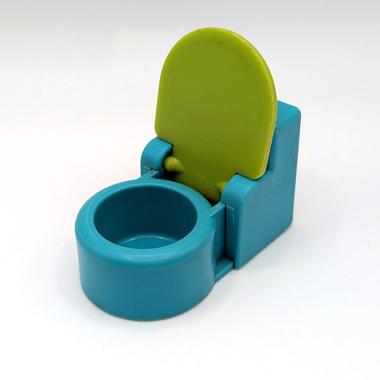 Toilet Blue/Green - Fisher Price Little People