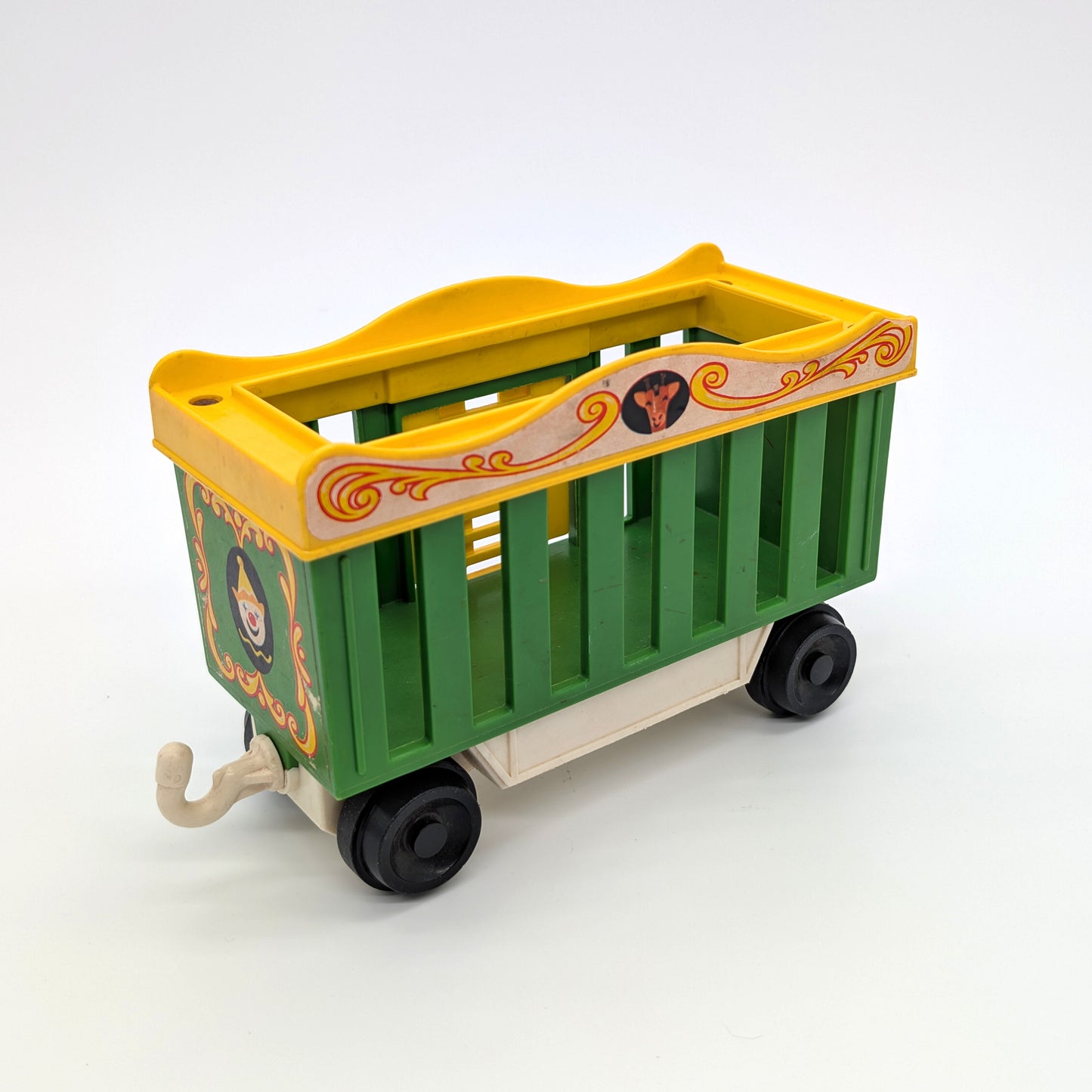 Train Cage Car Green/Yellow - Fisher Price Little People