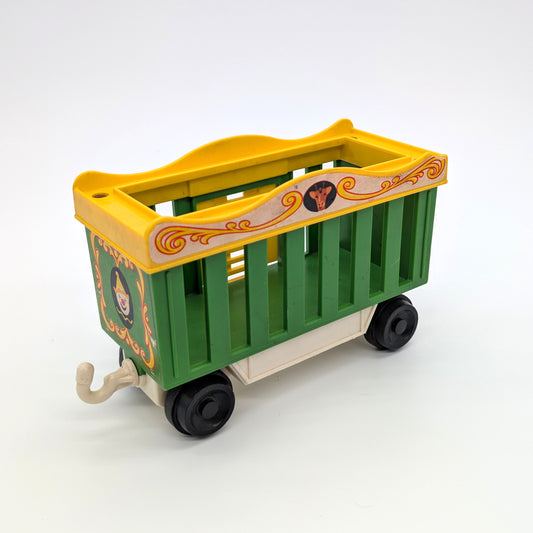 Train Cage Car Green/Yellow - Fisher Price Little People