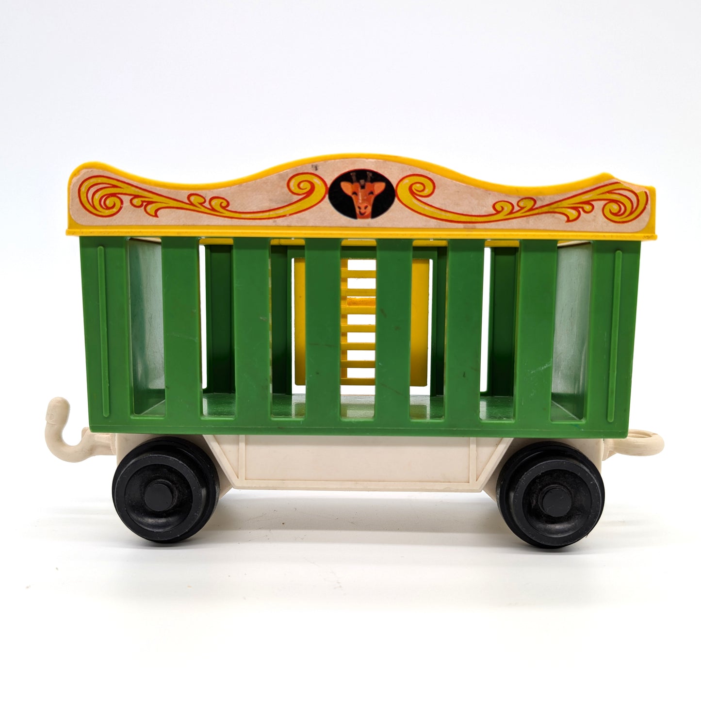 Train Cage Car Green/Yellow - Fisher Price Little People