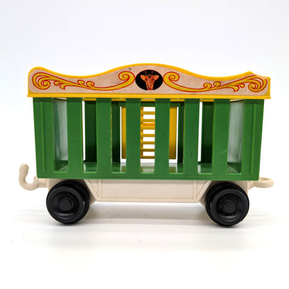 Train Cage Car Green/Yellow - Fisher Price Little People