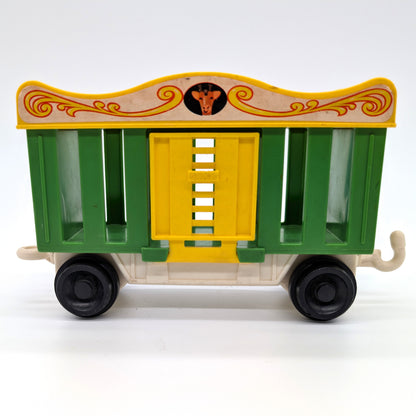 Train Cage Car Green/Yellow - Fisher Price Little People