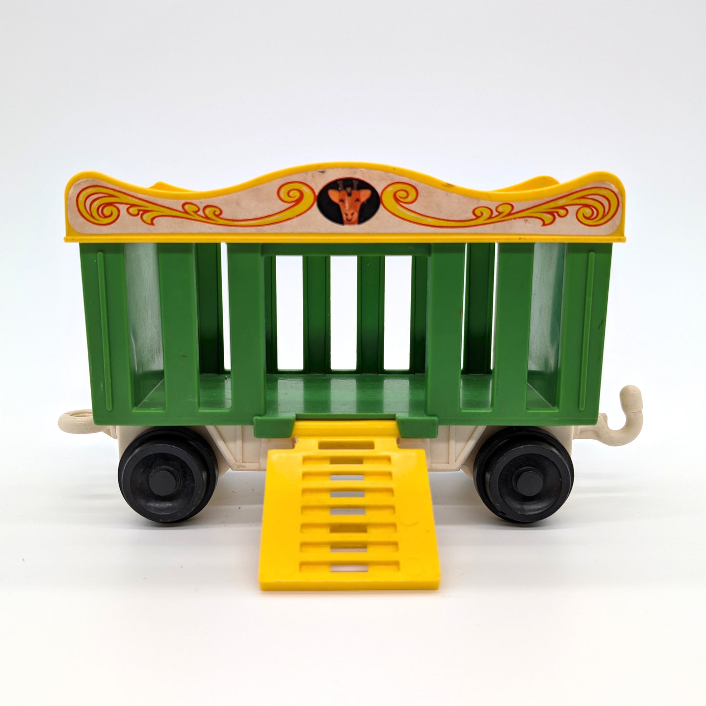 Train Cage Car Green/Yellow - Fisher Price Little People