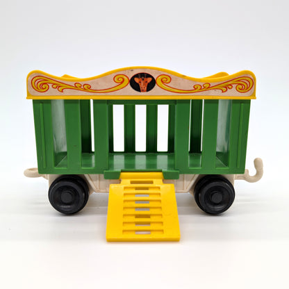 Train Cage Car Green/Yellow - Fisher Price Little People