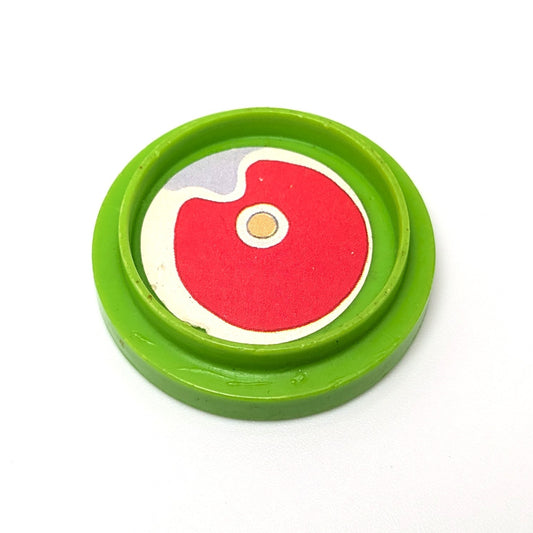 Feeding Tray - Green Circle | Meat - Fisher Price Little People