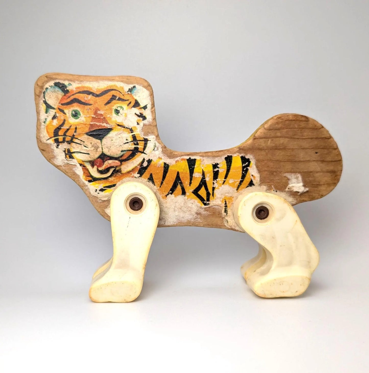 Tiger - Wood Body | Plastic Legs - Fisher Price Little People