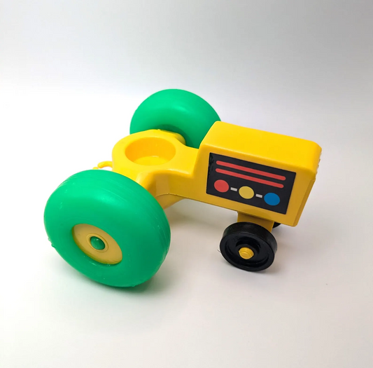 Tractor Yellow with Green Wheels - Fisher Price Little People