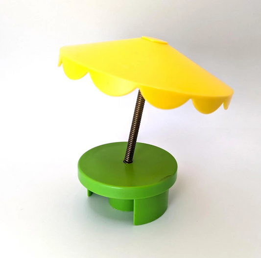 Umbrella Table Green/Yellow - Fisher Price Little People