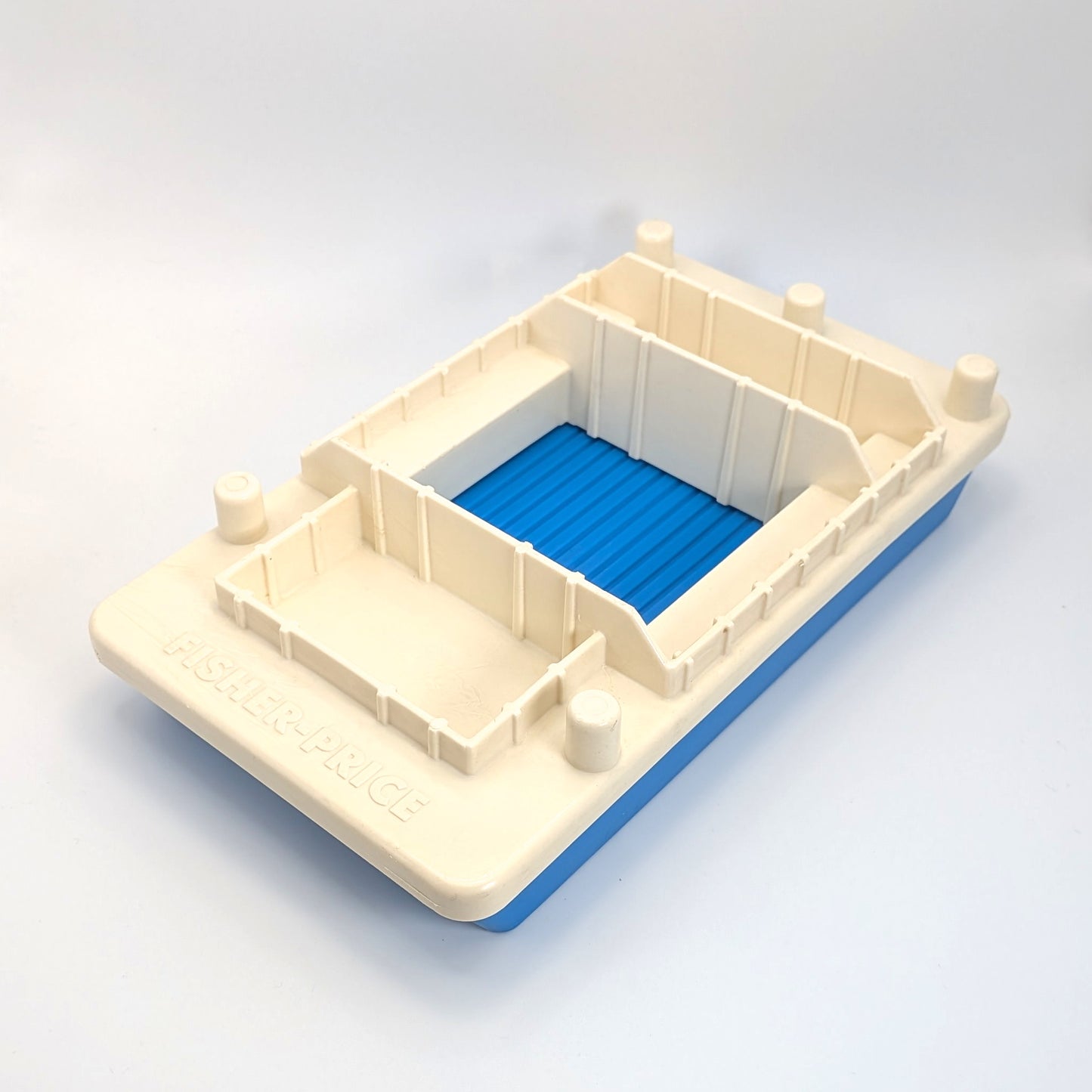 Barge Boat White/Blue - Fisher Price Little People