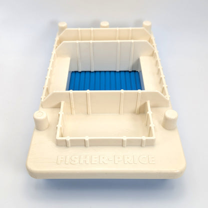 Barge Boat White/Blue - Fisher Price Little People