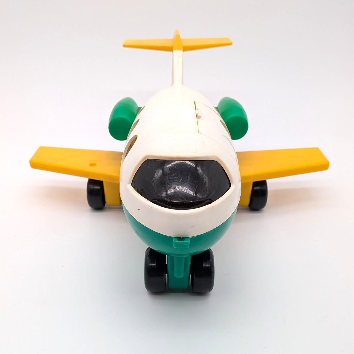 Airplane White/Green/Yellow - Fisher Price Little People