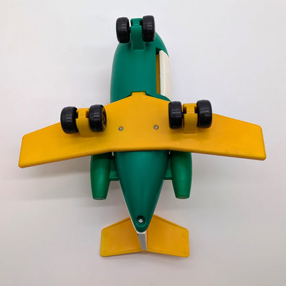 Airplane White/Green/Yellow - Fisher Price Little People