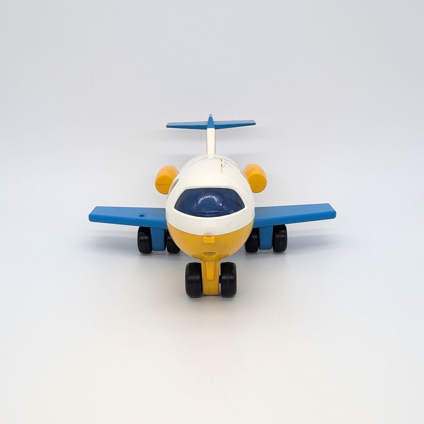 Airplane White/Yellow/Blue - Fisher Price Little People